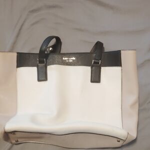 Kate Spade Elegant Black and Cream Tote
